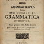 Page from ዘኢዮብ፡ ሉዶልፍ፡ መዝገበ፡ ቃላት፡ ዘልሳነ፡ ግዕዝ፡ ዝውእቱ፡ ልሳነ፡ መጽሐፍ፡ ዘ ኢ ት ዮ ጵ ያ, an Ethiopic grammar by Hiob Ludolf with additions by Vansleb (1661).  Source: https://reader.digitale-sammlungen.de/de/fs1/object/display/bsb10521851_00007.html